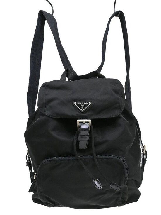 Prada Black Nylon Backpack 58 NQ08215 main image 4
